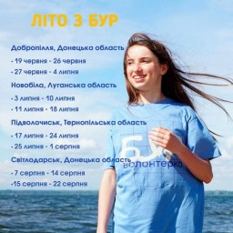 Волонтерське літо з БУР