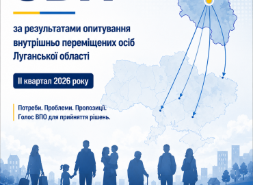 Новий Звіт про потреби та запити ВПО Луганської області (2 квартал 2026 року)