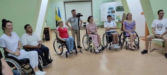 Учасники  &laquo;Світ без обмежень - 2021&raquo; взяли участь в майстер-класі з актерської майстерності