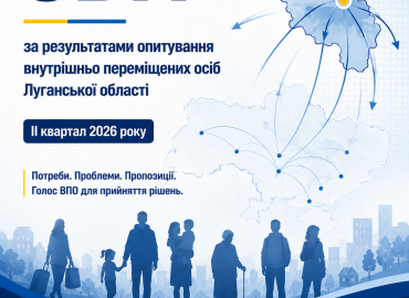 Новий Звіт про потреби та запити ВПО Луганської області (2 квартал 2026 року)