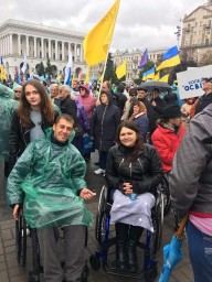 Луганська Асоцiацiя органiзацiй осіб з інвалiднiстю відстоювала &laquo;право на життя&raquo;