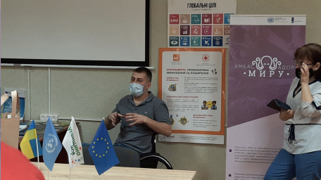 З Бердянської та Осипенківської ОТГ Запорізьської області завітали поспілкуватися з громадськістю Донеччини та Луганщини