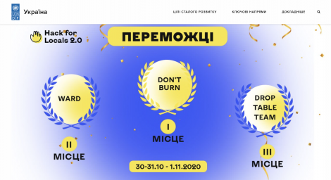 Hack for Locals 2.0: Мінцифри та ПРООН обрали переможців у хакатоні для посилення безпеки в громадах України