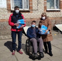 Громадськість допомагає. Засоби індивідуального захисту &ndash; медичні маски, доставлено  в Станицю-Луганську